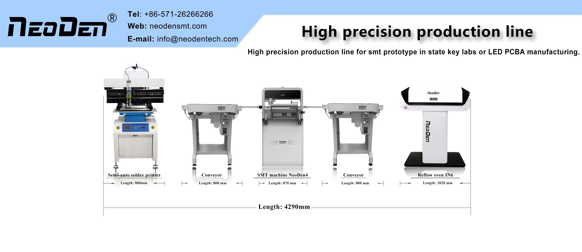 NeoDen4 SMT production line NeoDen4 SMT production line